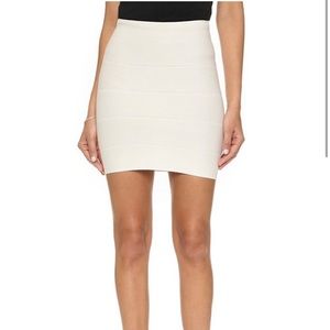 BCBG Max Azria Herve Leger Simone mini skirt in grey